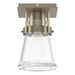 Hubbardton Forge - One Light Semi-Flush Mount - Erlenmeyer - Soft Gold- Union Lighting Luminaires Decor