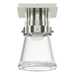 Hubbardton Forge - One Light Semi-Flush Mount - Erlenmeyer - Sterling- Union Lighting Luminaires Decor
