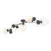 Hubbardton Forge - Five Light Semi-Flush Mount - Sprig - Dark Smoke- Union Lighting Luminaires Decor