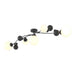Hubbardton Forge - Five Light Semi-Flush Mount - Sprig - Black- Union Lighting Luminaires Decor