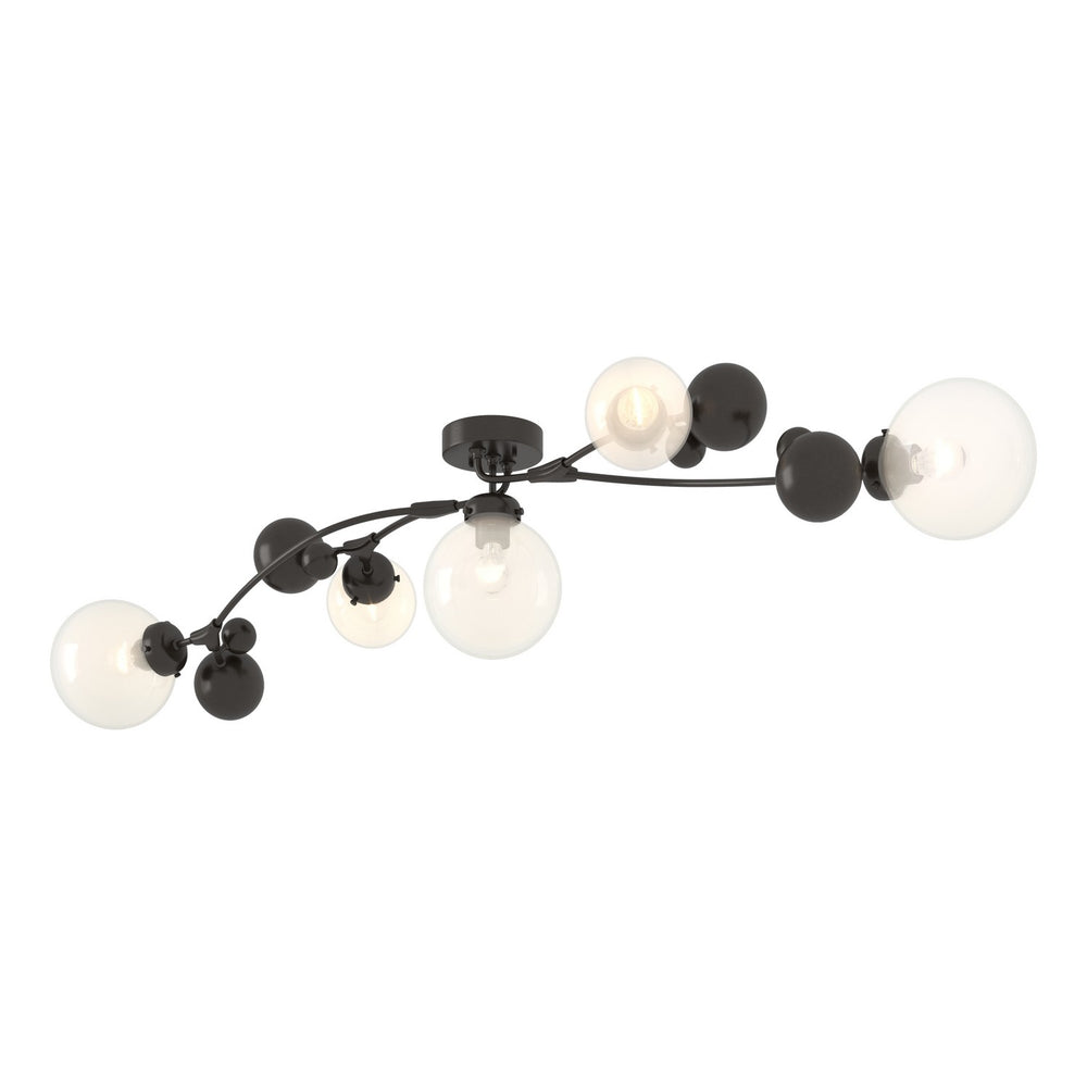 Hubbardton Forge - Five Light Semi-Flush Mount - Sprig - Oil Rubbed Bronze- Union Lighting Luminaires Decor