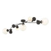 Hubbardton Forge - Five Light Semi-Flush Mount - Sprig - Oil Rubbed Bronze- Union Lighting Luminaires Decor