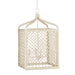 Currey and Company - Four Light Lantern - Wanstead Collection - Bleached Natural/Antique Pearl- Union Lighting Luminaires Decor
