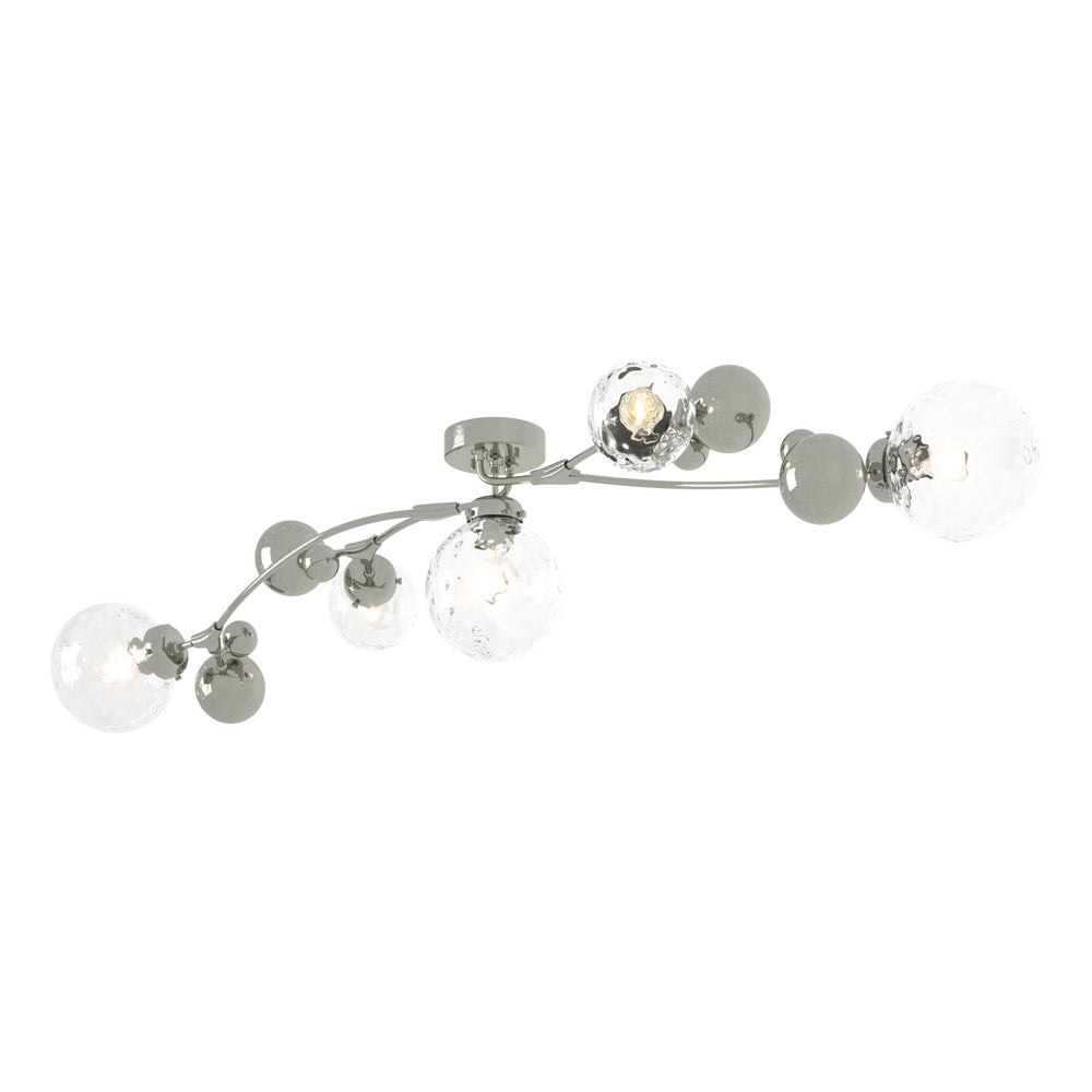 Hubbardton Forge - Five Light Semi-Flush Mount - Sprig - Sterling- Union Lighting Luminaires Decor