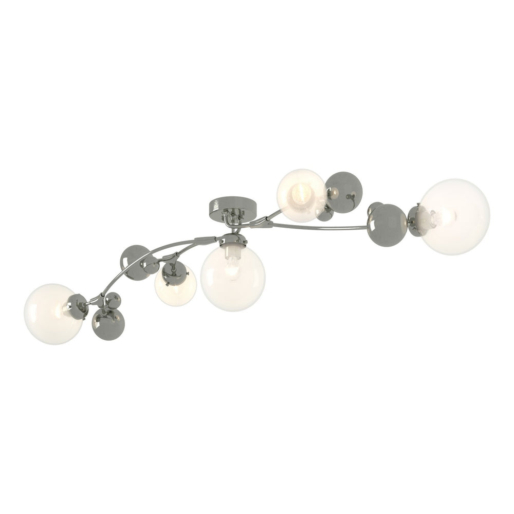 Hubbardton Forge - Five Light Semi-Flush Mount - Sprig - Sterling- Union Lighting Luminaires Decor