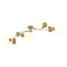 Hubbardton Forge - Five Light Semi-Flush Mount - Sprig - Modern Brass- Union Lighting Luminaires Decor