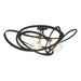 Hubbardton Forge - Three Light Semi-Flush Mount - Nest - Black- Union Lighting Luminaires Decor