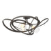 Hubbardton Forge - Three Light Semi Flush Mount - Nest - Oil Rubbed Bronze- Union Lighting Luminaires Decor