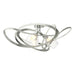 Hubbardton Forge - Three Light Semi-Flush Mount - Nest - Sterling- Union Lighting Luminaires Decor