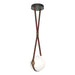 Hubbardton Forge - LED Pendant - Derby - Black- Union Lighting Luminaires Decor