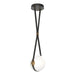 Hubbardton Forge - LED Pendant - Derby - Black- Union Lighting Luminaires Decor