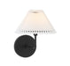 Meridian - One Light Wall Sconce - Matte Black- Union Lighting Luminaires Decor