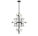 Savoy House - 15 Light Chandelier - Amani - Black Cashmere- Union Lighting Luminaires Decor