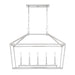 Savoy House - Five Light Linear Chandelier - Townsend - Satin Nickel- Union Lighting Luminaires Decor