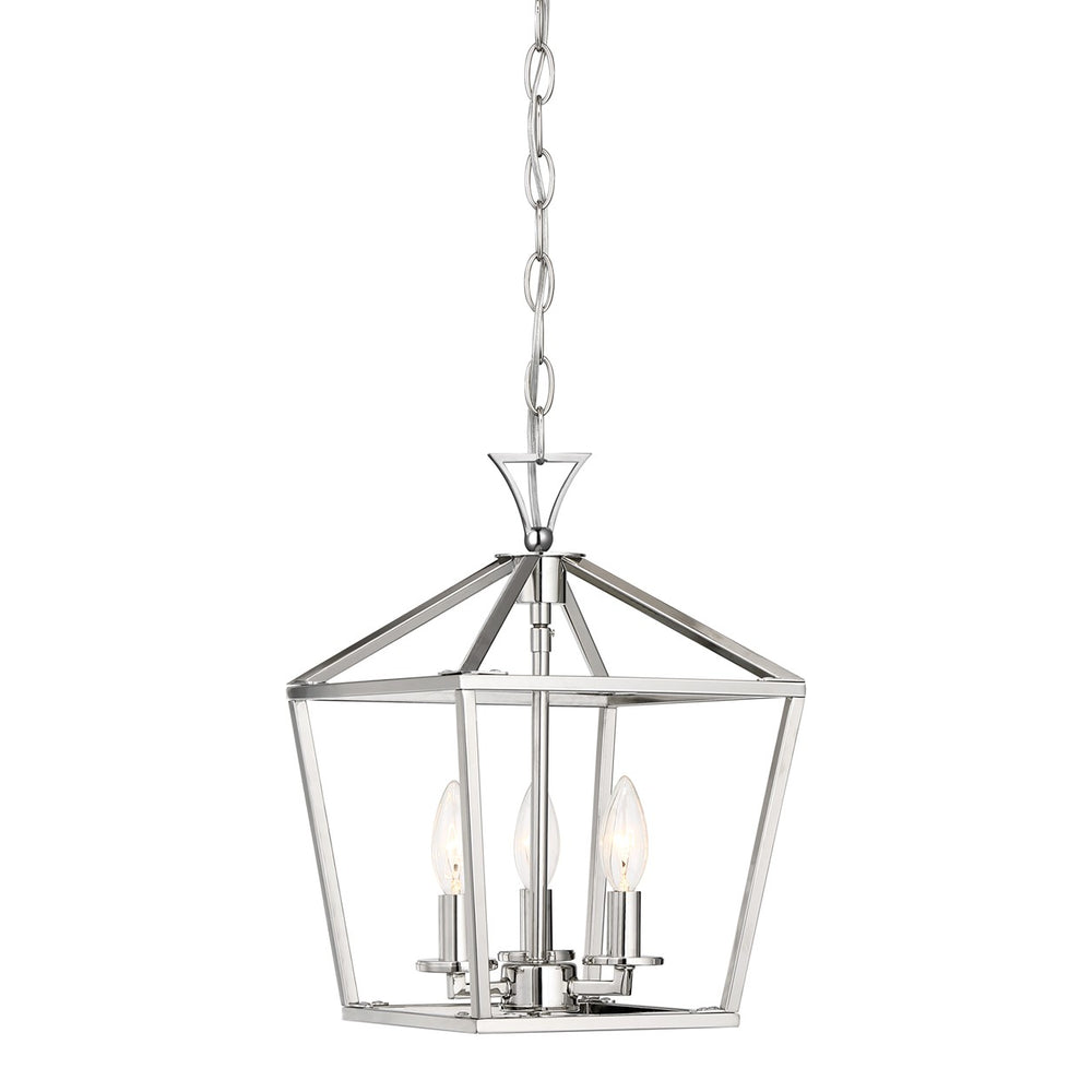Savoy House - Three Light Pendant - Townsend - Polished Nickel- Union Lighting Luminaires Decor