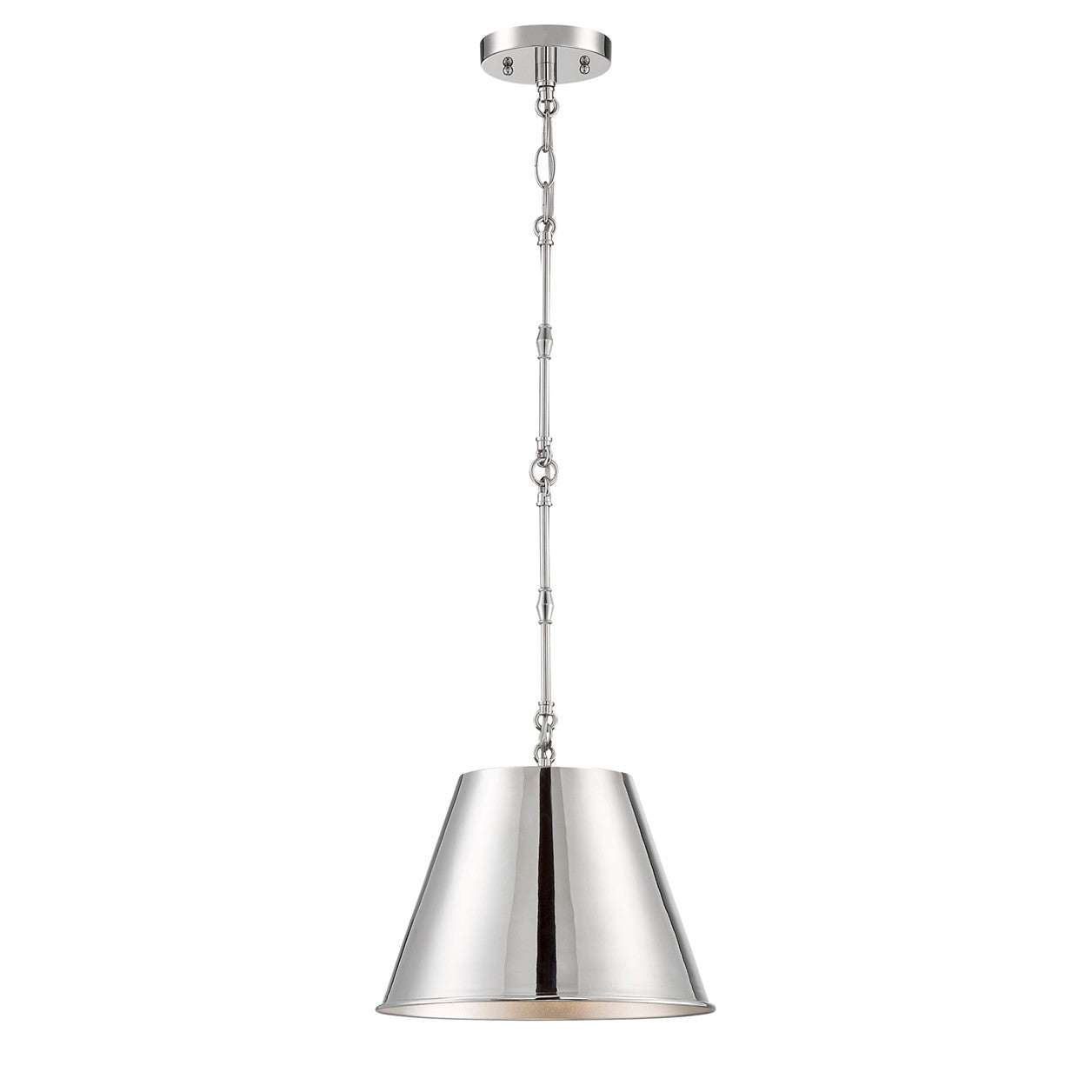 Savoy House - One Light Pendant - Alden - Polished Nickel- Union Lighting Luminaires Decor