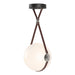Hubbardton Forge - LED Pendant - Derby - Black- Union Lighting Luminaires Decor