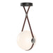 Hubbardton Forge - LED Pendant - Derby - Black- Union Lighting Luminaires Decor