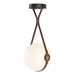 Hubbardton Forge - LED Pendant - Derby - Black- Union Lighting Luminaires Decor