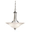 Kichler Canada - Three Light Pendant/Semi Flush - Dover - Brushed Nickel- Union Lighting Luminaires Decor