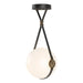 Hubbardton Forge - LED Pendant - Derby - Black- Union Lighting Luminaires Decor