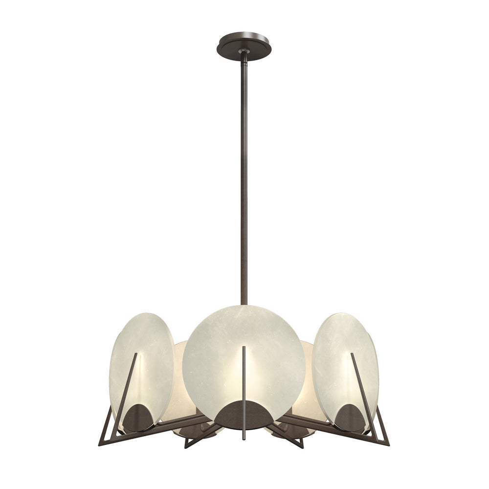 Hubbardton Forge - Seven Light Pendant - Callisto - Bronze- Union Lighting Luminaires Decor