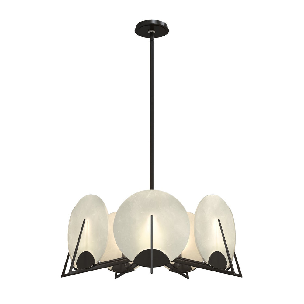 Hubbardton Forge - Seven Light Pendant - Callisto - Oil Rubbed Bronze- Union Lighting Luminaires Decor
