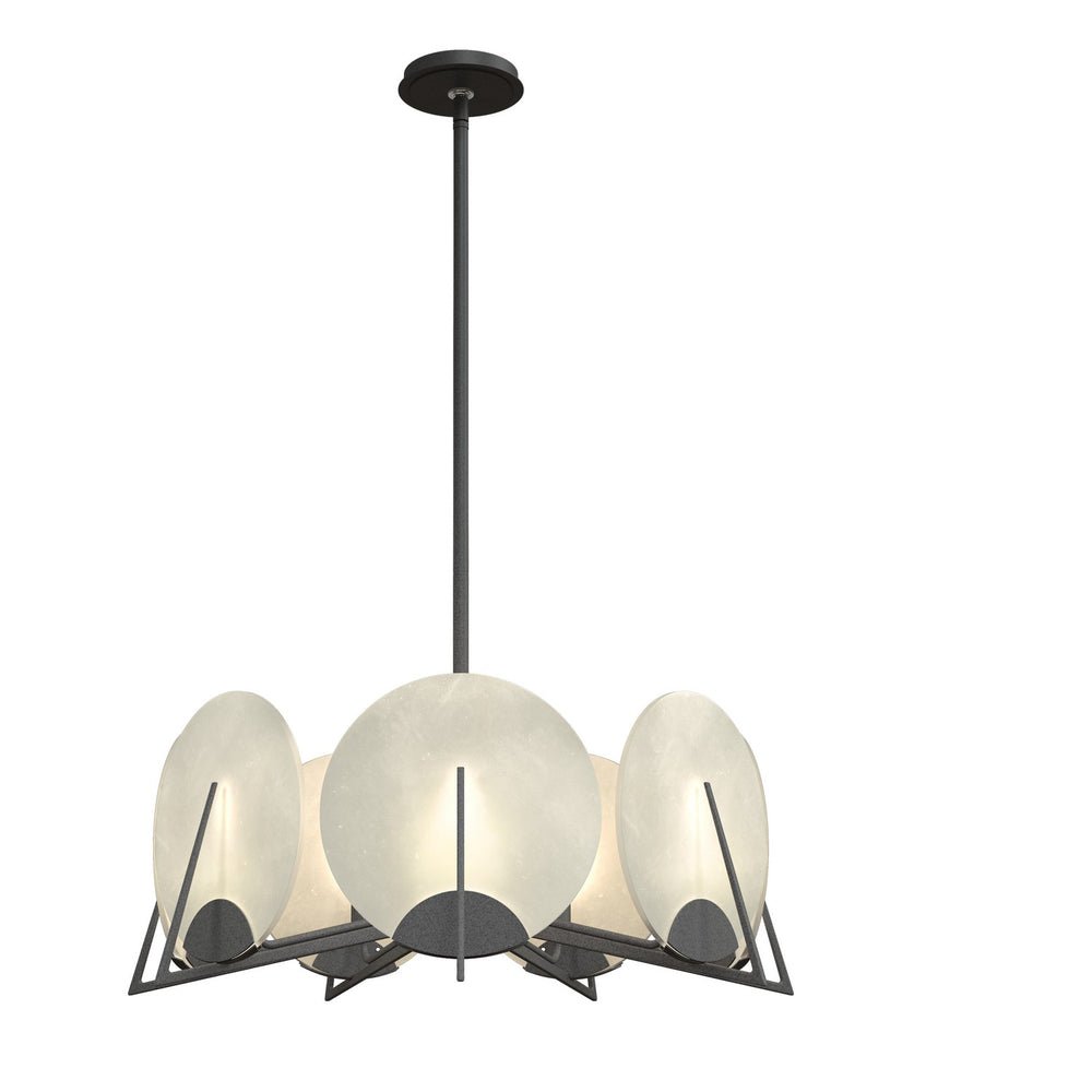 Hubbardton Forge - Seven Light Pendant - Callisto - Natural Iron- Union Lighting Luminaires Decor