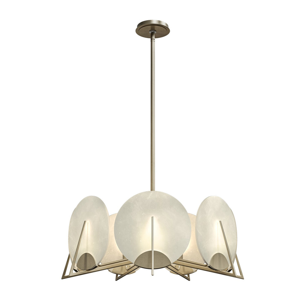 Hubbardton Forge - Seven Light Pendant - Callisto - Soft Gold- Union Lighting Luminaires Decor