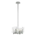 Hubbardton Forge - Four Light Semi-Flush/Pendant - Arc - Vintage Platinum- Union Lighting Luminaires Decor