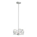 Hubbardton Forge - Four Light Semi-Flush/Pendant - Gatsby - Vintage Platinum- Union Lighting Luminaires Decor