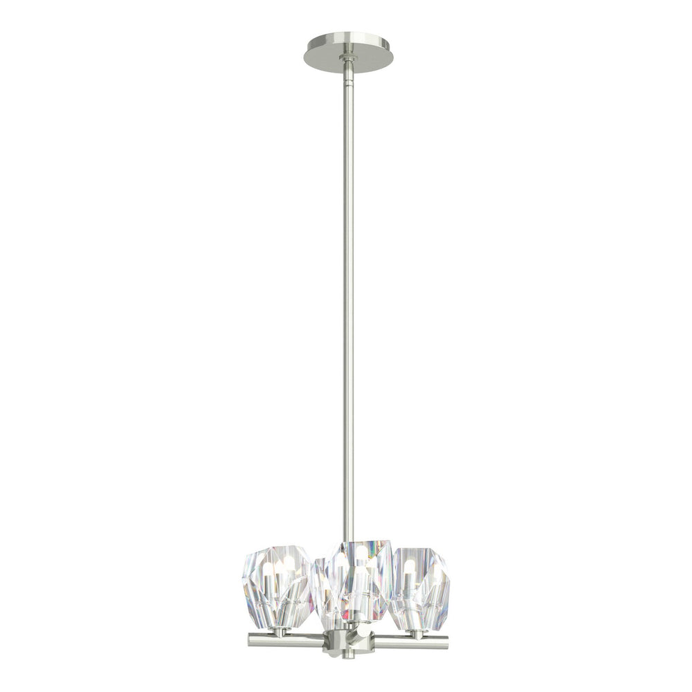 Hubbardton Forge - Four Light Semi-Flush/Pendant - Gatsby - Sterling- Union Lighting Luminaires Decor