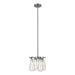 Hubbardton Forge - Four Light Semi-Flush/Pendant - Eos - Vintage Platinum- Union Lighting Luminaires Decor