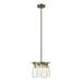 Hubbardton Forge - Four Light Semi-Flush/Pendant - Eos - Soft Gold- Union Lighting Luminaires Decor