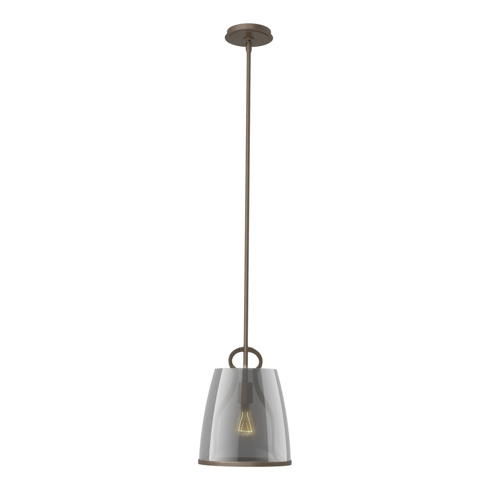 Hubbardton Forge - One Light Pendant - Caliper - Bronze- Union Lighting Luminaires Decor