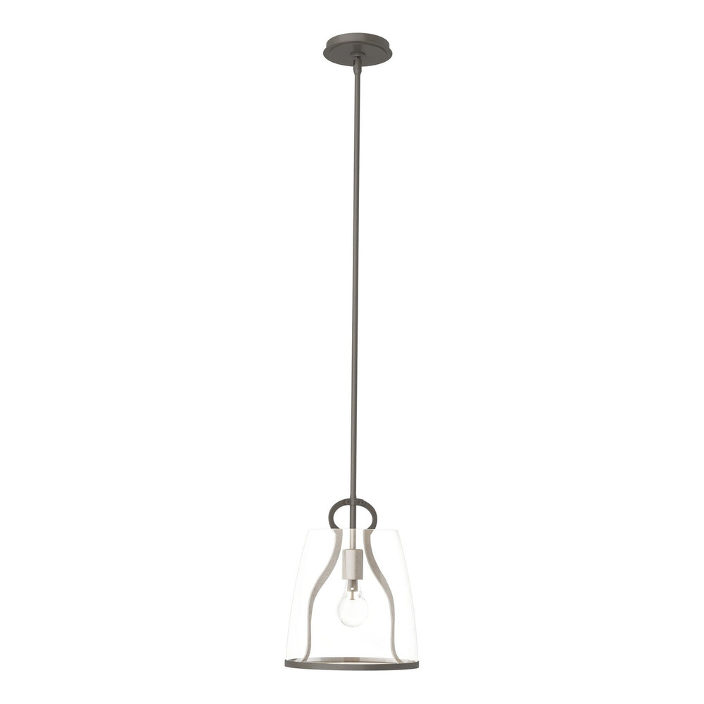 Hubbardton Forge - One Light Pendant - Caliper - Dark Smoke- Union Lighting Luminaires Decor