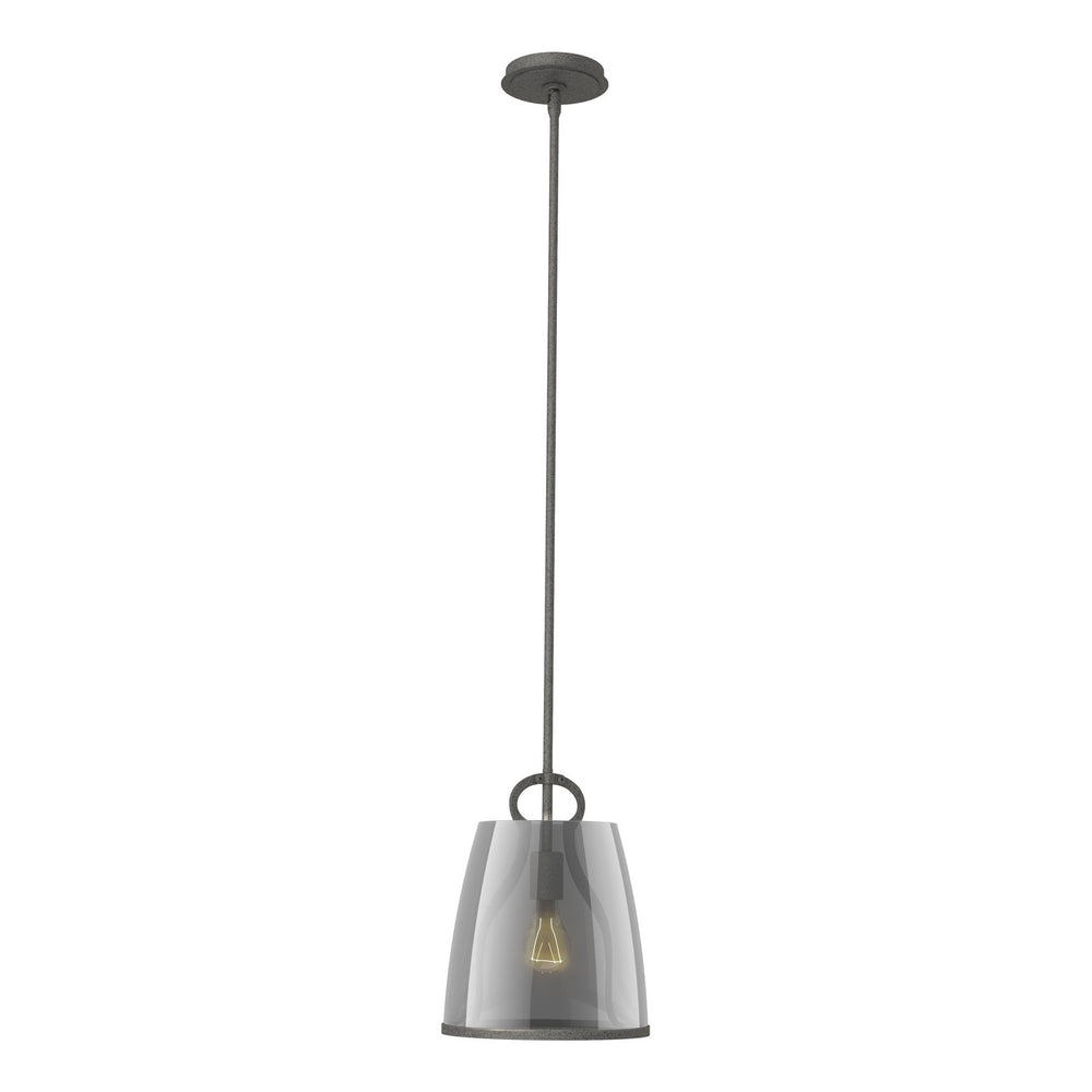 Hubbardton Forge - One Light Pendant - Caliper - Natural Iron- Union Lighting Luminaires Decor