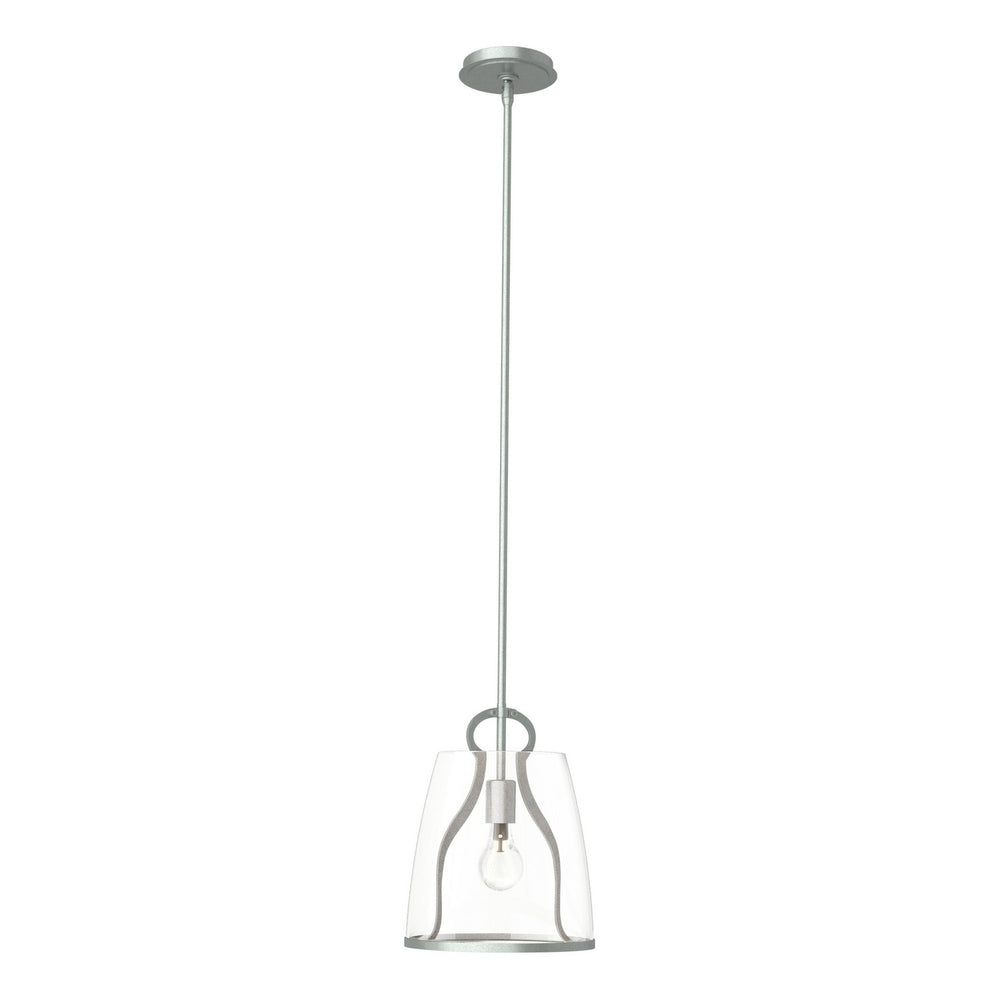 Hubbardton Forge - One Light Pendant - Caliper - Vintage Platinum- Union Lighting Luminaires Decor