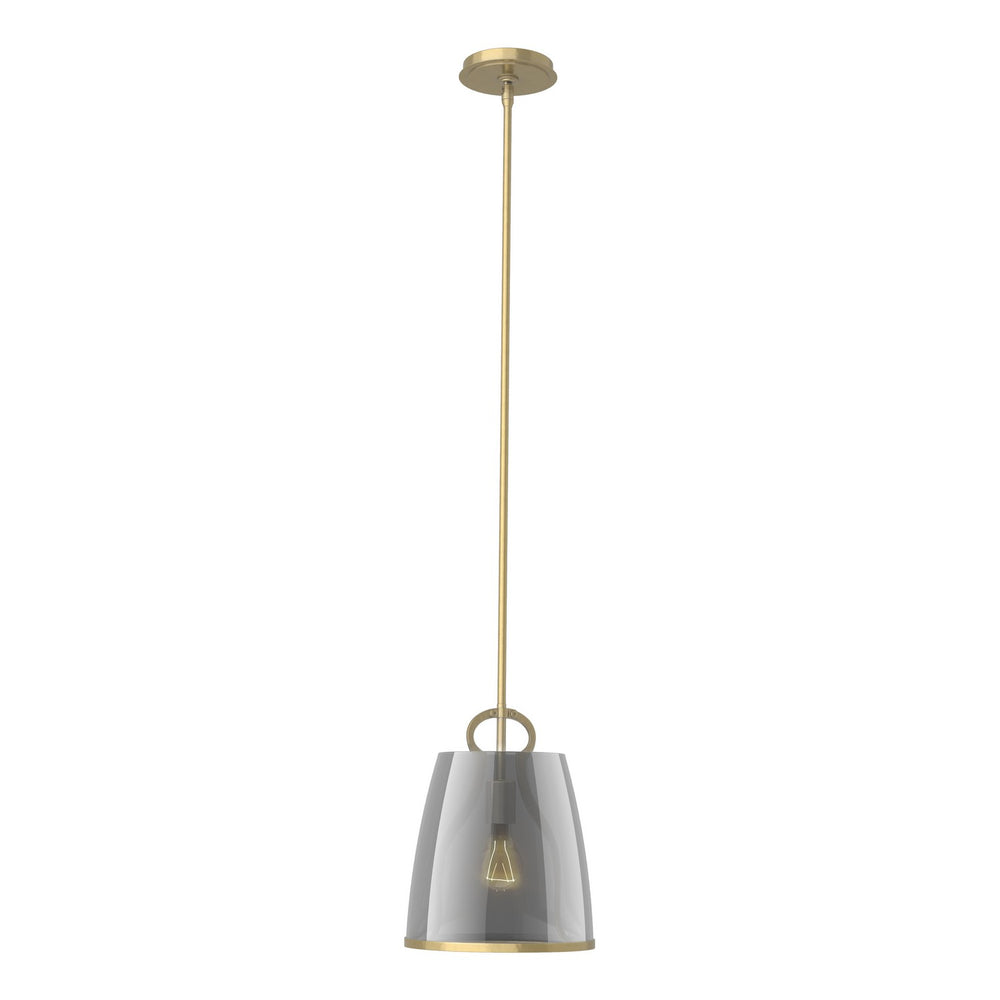Hubbardton Forge - One Light Pendant - Caliper - Modern Brass- Union Lighting Luminaires Decor