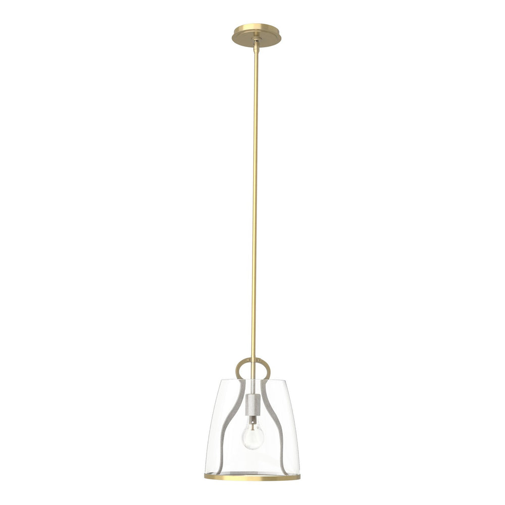 Hubbardton Forge - One Light Pendant - Caliper - Modern Brass- Union Lighting Luminaires Decor