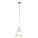 Hubbardton Forge - One Light Pendant - Caliper - Modern Brass- Union Lighting Luminaires Decor