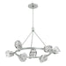 Hubbardton Forge - Nine Light Pendant - Gatsby - Vintage Platinum- Union Lighting Luminaires Decor