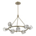 Hubbardton Forge - Nine Light Pendant - Gatsby - Soft Gold- Union Lighting Luminaires Decor