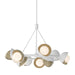 Hubbardton Forge - Nine Light Pendant - Brooklyn - White- Union Lighting Luminaires Decor