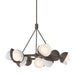 Hubbardton Forge - Nine Light Pendant - Brooklyn - Bronze- Union Lighting Luminaires Decor