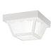 Kichler Canada - One Light Outdoor Ceiling Mount - Outdoor Plastic Fixtures - White- Union Lighting Luminaires Decor