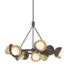 Hubbardton Forge - Nine Light Pendant - Brooklyn - Bronze- Union Lighting Luminaires Decor