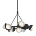 Hubbardton Forge - Nine Light Pendant - Brooklyn - Black- Union Lighting Luminaires Decor