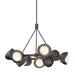 Hubbardton Forge - Nine Light Pendant - Brooklyn - Oil Rubbed Bronze- Union Lighting Luminaires Decor