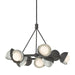 Hubbardton Forge - Nine Light Pendant - Brooklyn - Natural Iron- Union Lighting Luminaires Decor